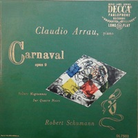 Decca : Arrau - Schumann Carnaval